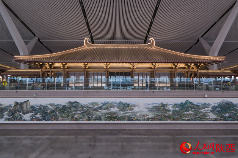 西部機(jī)場博物館外景。人民網(wǎng)記者 李志強(qiáng)攝