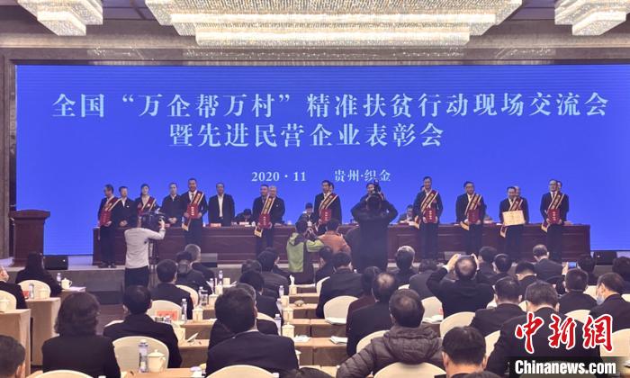 圖為表彰現場。　劉鵬 攝