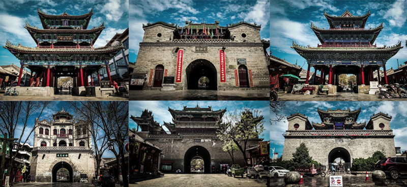 榆林古城“六樓騎街”。榆林市文旅局供圖